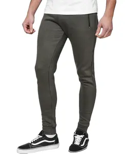 Оптовая продажа, черные мужские штаны для бега на заказ, штаны для бега с карманами на молнии, спортивные штаны для бега и велосипедные брюки