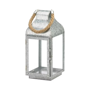 Wholesale Tall Galvanized Metal <b>Lantern</b> Iron Candle Holder Vintage <b>Hurricane</b> Hanging <b>Lantern</b> for Farmhouse Home Garden Decor - Product Image 3