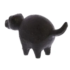 Figura de Cerdo de Hierro Fundido, Escultura Animal, Pieza de Arte Decorativa Coleccionable para Exhibición en el Hogar - Product Image 3