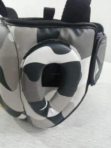 Casque de boxe personnalisable en cuir PU, casque de boxe portable, protection de la tête pour les compétitions, équipement de boxe professionnel - Product Image 3