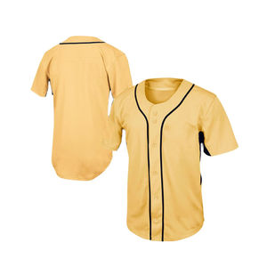 Camiseta de Béisbol Personalizada de Nueva York, Lisa, para Sublimación, para Niños y Hombres, Tipo Pullover, Bordada, Uniforme de Béisbol de Poliéster - Product Image 1
