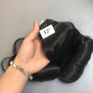 Super double tirage luxe 100% cheveux humains vietnamiens Fumi bouclés faisceaux meilleur prix de gros couleur à la mode prix compétitif - Product Image 5