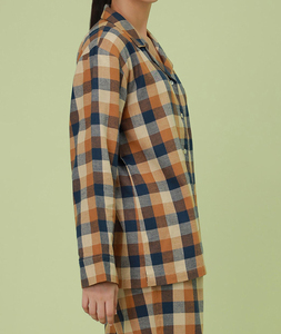 Nuevas llegadas, conjunto de pijama de franela personalizado, 100% algodón, para usar en verano, primavera y otoño, para mujer. - Product Image 6