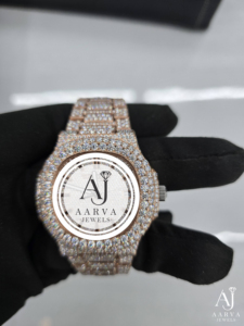 นาฬิกาข้อมือผู้ชาย Aarva Jewels หรูหรา ตัวเรือนสแตนเลส หน้าปัด 25 มม. กระจกแซฟไฟร์ ระบบอนาล็อก เครื่องกลไก สายหนังแท้ - Product Image 5