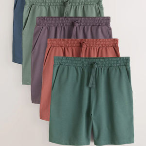 Shorts de bain et de plage pour hommes en gros, couleur unie, pour la gym, le sport et l'extérieur, 100 % polyester non tissé, toile brodée - Product Image 6