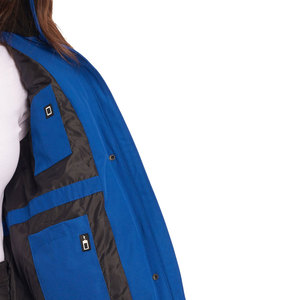 Veste parka à capuche pour homme, coupe ajustée, manches longues, de haute qualité, confortable, respirante, en toile, coupe-vent, fermeture éclair réversible - Product Image 5