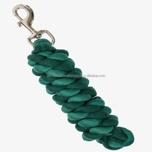 Longe universelle d'équitation de 2 mètres avec mousquetons robustes et attache en cuir à l'extrémité - Product Image 4