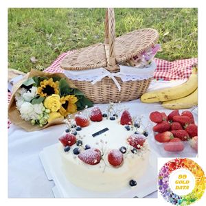 Panier cadeau en rotin en gros avec ou sans couvercle, panier en osier tressé grand et petit avec poignée pour cadeaux de mariage et événements - Product Image 4