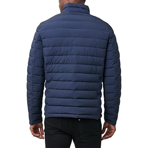 New Wholesale Custom Logo Plain up Collar Black Zipper Puffer Men's Jacket Winter Outdoor Jacket Extreme <b>Warm</b> In Winter - Product Image 6