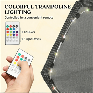 Trampoline de fitness personnalisable pour intérieur/extérieur, pliable, avec structure en acier et tissu, capacité maximale 150 kg pour le saut - Product Image 5
