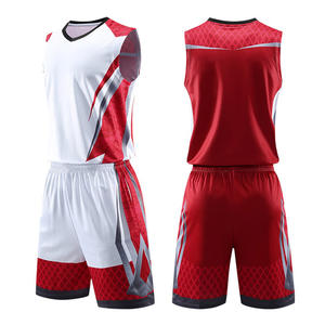 Conjunto de Camiseta Deportiva sin Mangas y Pantalones Cortos de Malla Transpirable de Poliéster, Secado Rápido, Absorbe la Humedad, Personalizado con Estampado de Baloncesto, Tallas Grandes - Product Image 6