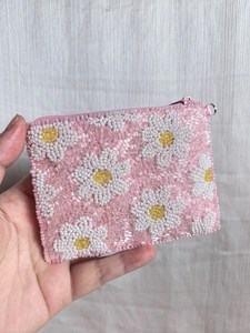 Monedero Pequeño Bordado con Cuentas de Colores, Bolsa Decorativa Hecha a Mano para Viajes y Uso Diario > Manualidades Textiles y de Tela - Product Image 2