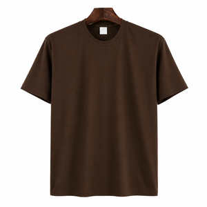 Camiseta de algodón ecológica con logo personalizado para hombre, ropa al por mayor de marca privada, camiseta de manga corta de talla grande - Product Image 4
