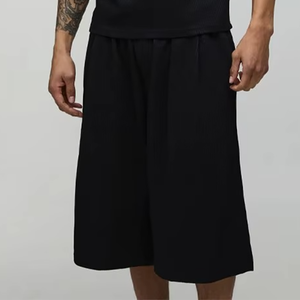 Men New Casual Shorts <b>Sets</b> Men 2 Piece Baggy Outfits T-Shirt Drop Shoulder Short Sleeve and Drawstring Shorts for Summer - Product Image 2