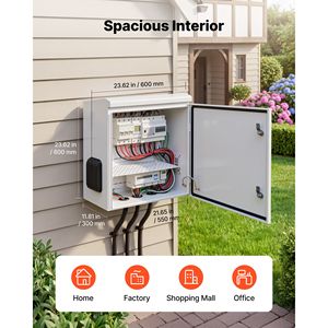 Scatola di Giunzione per Termostato e Ventilatore IP65 con Acciaio Laminato a Freddo e Design Ventilato per Uso Esterno - Product Image 2