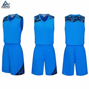 Uniforme de Baloncesto Deportivo para Adultos, Hecho a Mano, con Tela Cómoda de la Más Alta Calidad, Color Negro y Azul, que Absorbe la Humedad - Product Image 1