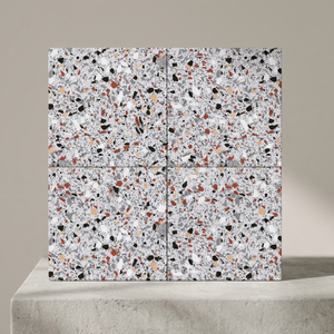 Carreaux de céramique à l'encaustique faits main Finition terrazzo 400x400mm Fabriqués au Vietnam Carreaux de sol en céramique 16x16 pouces - Product Image 3