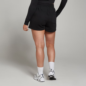 Shorts de sport décontractés taille haute pour femmes, confort premium, 100 % coton, respirants, en molleton, avec logo personnalisé, pour la détente et le fitness - Product Image 2