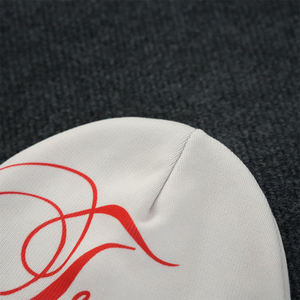 Bonnet blanc avec lettres brodées, design unisexe, style streetwear, bonnet d'hiver 56-58CM - Product Image 5