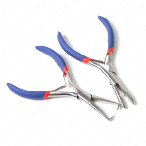 Juego de 2 Pinzas de Acero Inoxidable para Extensiones de Cabello, Herramienta Multifunción para Abrir Cuentas con Empuñadura de Goma para Uso en Salón - Product Image 6