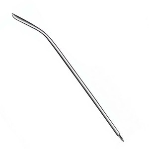 Aguja Redon de 19.5 cm (7-3/4 pulgadas) con 10 puntas curvadas ligeramente y extremo roscado, instrumento quirúrgico para procedimientos médicos - Product Image 6