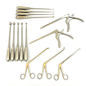 Ensemble d'instruments de laminectomie de 14 pièces, instruments orthopédiques, ensemble d'instruments de chirurgie de la colonne vertébrale - Product Image 1