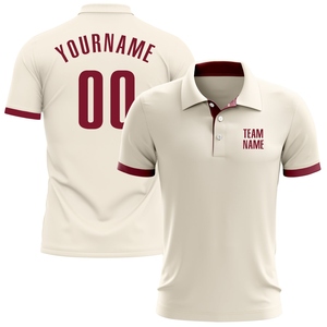 Camiseta de golf de alto rendimiento personalizada en rojo y negro, la más vendida de la industria, venta directa al por mayor - Product Image 2