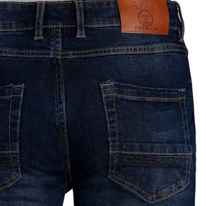 <b>Men's</b> Casual <b>High</b>-<b>Waist</b> Spandex Straight <b>Jeans</b> Comfortable and Breathable Medium Washed Formal Basic Style Denim Sweet Style - Product Image 5