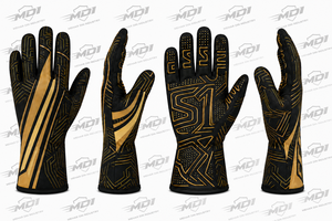 Kart Racing <b>Gloves</b> Breathable Sublimation Print - Product Image 1