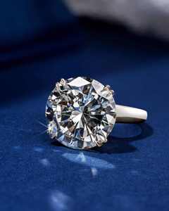 แหวนเงินแท้ทรงแท่งประดับเพชร Luxial Jewels สำหรับผู้หญิงและผู้ชาย - Product Image 2