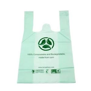 Sacs en rouleau pré-ouverts en HDPE 100 % compostables et biodégradables avec soufflet de fond pour ensacheuse automatique, thermoscellables, pour ustensiles de cuisine TD 12 - Product Image 4