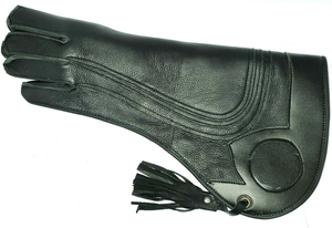 Training Eagle <b>Gloves</b> 32cm Cow Leather Anti Grasping <b>Working</b> Falconry Hunting <b>Gloves</b> - Product Image 6