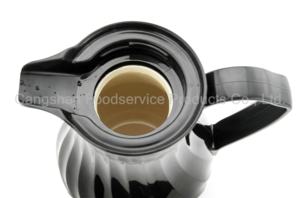 Gobelets isothermes en acier inoxydable Henry Foodservise style américain, noir et blanc, 40 oz, avec motif tourbillon - Product Image 5