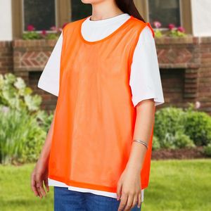 Lot de 5 Maillots d'Entraînement en Mesh Grande Taille pour Adultes – Gilets de Football, Basketball, et Sports de Plein Air - Product Image 3