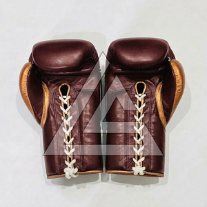 Guantes de Boxeo Personalizados de Cuero Vacuno Genuino de Alta Calidad, Guantes de Boxeo Profesionales Fly Superlace X para Adultos - Product Image 6