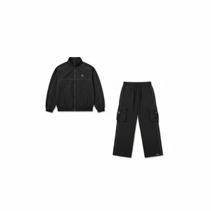 Custom Hooded Solid <b>Track</b> Pants and Waterproof Nylon <b>Jackets</b> Sweatsuit Set Casual Streetwear Reflective Windbreaker <b>for</b> <b>Men</b> - Product Image 6