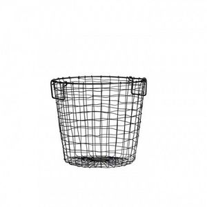 Black And vintage Wire Storage <b>Basket</b> Bowl Rustic Style Multi Purpose Neatening Container - Product Image 3