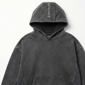 Sweat à capuche oversize Aura Recovery par MALUZA INDUSTRIES, en molleton 100% coton, épais, pour l'hiver, style urbain - Product Image 2