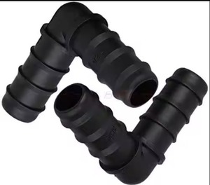 Conectores de Codo de PP Negro de 16mm/20mm Personalizados para Riego Agrícola, Jardín, Hogar y Granja - Conector Rápido Ecológico - Product Image 2