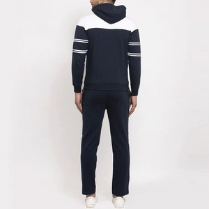 Survêtement tendance écologique et élégant à capuche, uni, épais, avec logo personnalisé, 100 % coton respirant, professionnel - Product Image 3