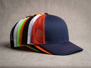 Casquette Trucker Unisexe 6 Panneaux en Maille, Snapback, Broderie 3D Personnalisée sur le Panneau Avant, Visière Courbe, Respirante, pour le Sport - Product Image 5