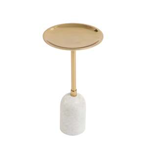 Marble Base Gold Iron Eco-Friendly Round Contemporary Candle Holder Table Centerpiece for Christmas Wedding Party Decoration - Product Image 2