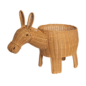 Superbe panier de rangement en rotin pour chambre d'enfant, panier à jouets et vêtements en forme d'animal décoratif, panier en osier, vente en gros - Product Image 2