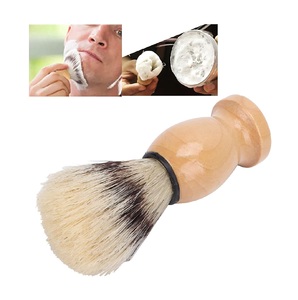 Pinceau à raser Maclura en poils de blaireau pur avec manche en corne pour la toilettage masculin - Product Image 6