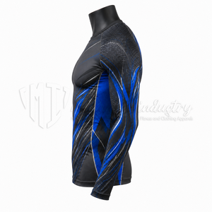 Vente en gros de chemises de compression à manches longues pour hommes, personnalisées, OEM, vêtements de sport athlétiques, vêtements d'entraînement MMA, vêtements de fitness - Product Image 5
