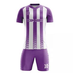Parches personalizados, uniforme de fútbol de secado rápido, camisetas de fútbol de sublimación completa, conjunto de ropa de fútbol para adultos, servicio OEM para tallas grandes - Product Image 6