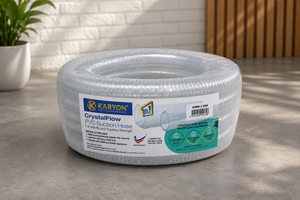 Tuyau d'aspiration en PVC flexible renforcé en spirale, haute résistance, diamètre 25mm-100mm, résistant à l'abrasion, pour pompes à eau et applications de construction - Product Image 1