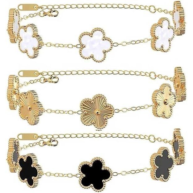 Gold/Black/White Color