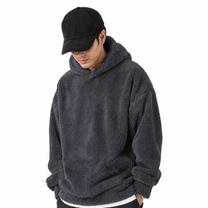 Collection de sweats à capuche décontractés en molleton peluche 450 GSM, coupe oversize, pour l'hiver, marque privée, pour les propriétaires de boutiques - Product Image 1
