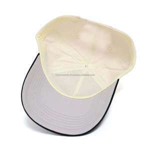 Gorra de béisbol estructurada con borde curvo de 5 paneles de alta calidad, impresión personalizada, estilo americano, patrón Dobby, tela de goma, venta al por mayor - Product Image 3